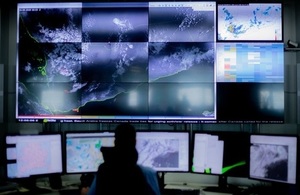 Forecasting at the Met Office. Photo: Michael Hughes