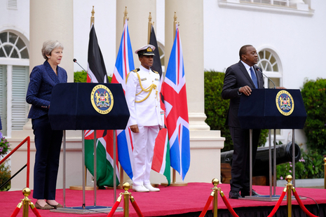 Prime Minister Theresa May and President Uhuru Kenyatta