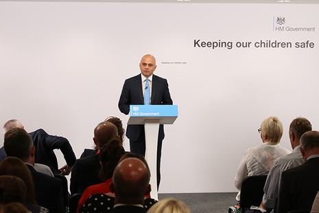 Sajid Javid NSPCC speech