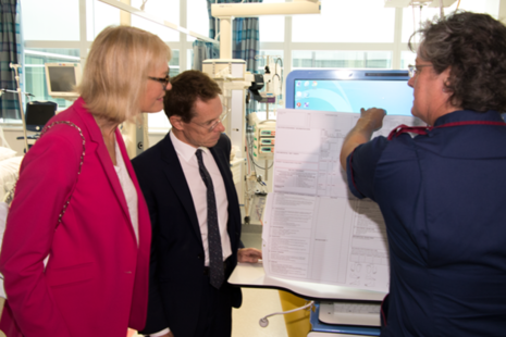 Margot James at launch of 5G testbed