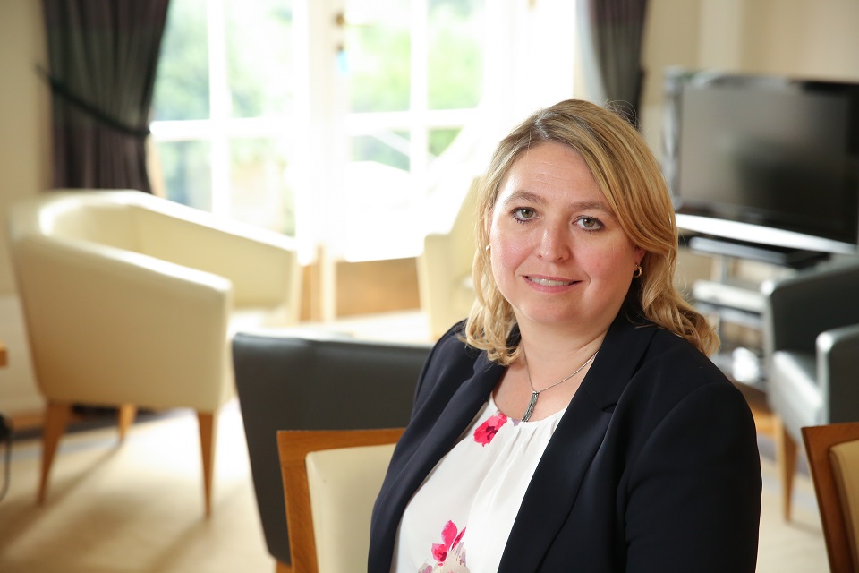 Secretary of Sat Karen Bradley photographed at Stormont House