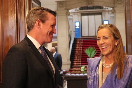 Baroness Fairhead and William McKeon