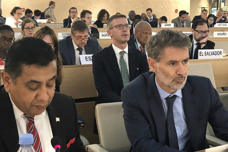 Lord Ahmad addresses the 39th Session of the UN Human Rights Council