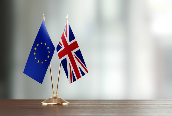UK and EU flag