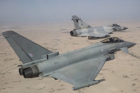 Qatari jet export deal swings into action. Crown copyright.