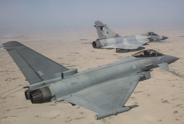Qatari jet export deal swings into action. Crown copyright.