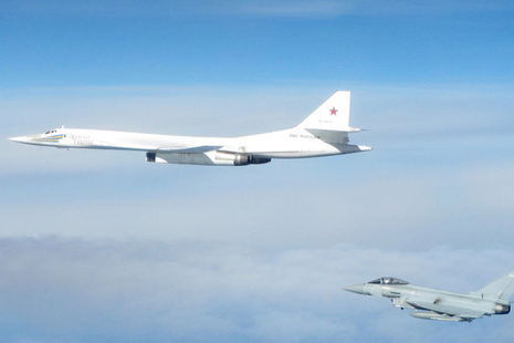 UK fighter jets intercept Russian bombers approaching UK airspace