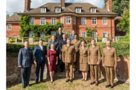 Some of those who received awards pose for a group photo with General Sir Chris Deverell © MOD Crown Copyright 2018