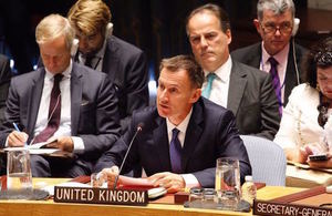 Foreign Secretary Jeremy Hunt