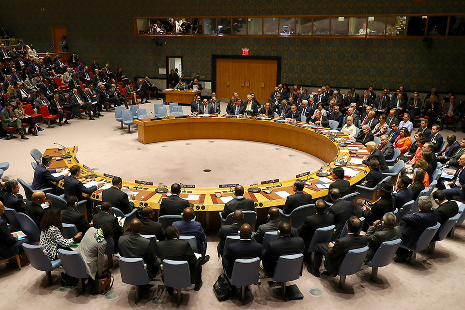 UN Security Council meeting