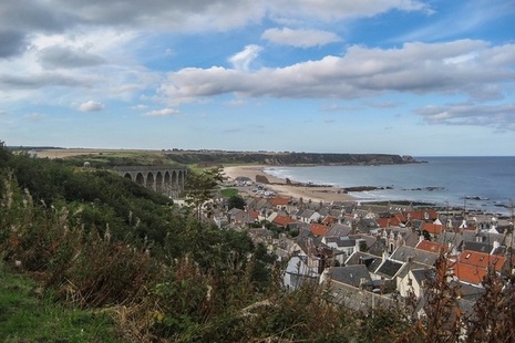 Cullen and its viaduct, Moray