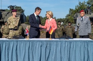 Read 'Uk deepends defence cooperation with Germany'