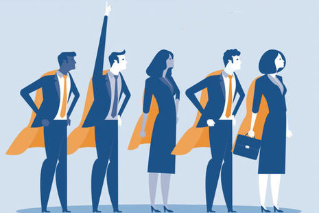 Graphic from front cover of Government Counter Fraud Profession booklet