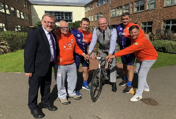 David Mundell and the Lockerbie cyclists