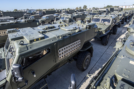 Hundreds of UK troops have arrived in the Netherlands today as part of an epic 2,500km road move to Norway for Exercise Trident Juncture, NATO’s flagship exercise in 2018.