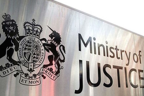 Ministry of Justice sign