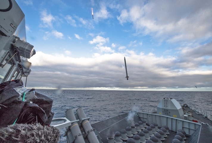 Sea Ceptor launch.