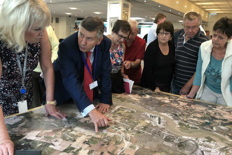 Image showing people attending the first of sixty public events at Orsett in Essex