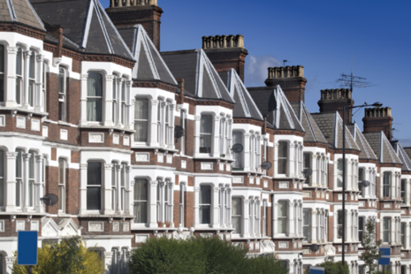 London row of houses