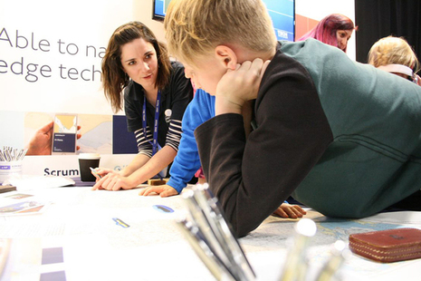 UKHO STEM Ambassadors at the Big Bang Fair, Weston Super Mare