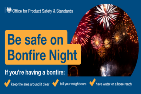 Fireworks image reading stay safe