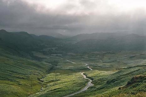 A road in Cumbria.