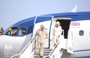 Their Royal Highnesses in Ghana