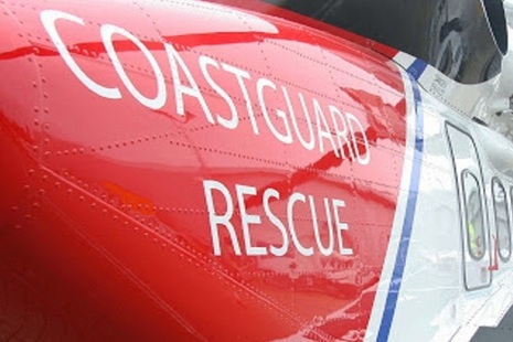 Close up of helicopter