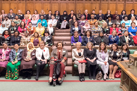 Women MPs of the world sitting in House of Commons