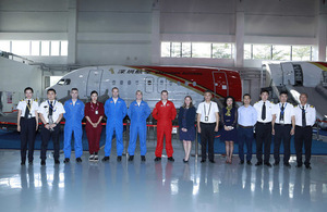The Red Arrows visit Southern China to strengthen UK-China links