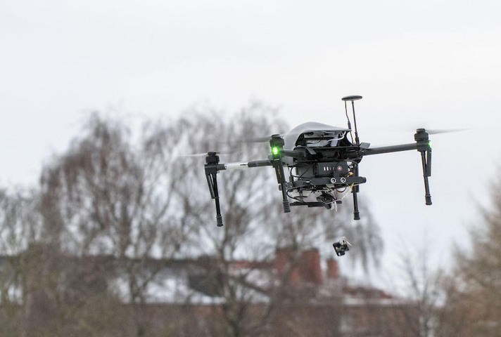 A flying drone