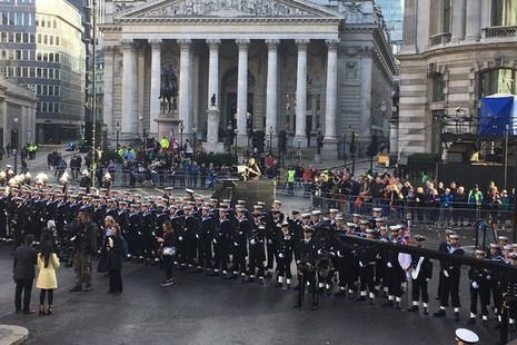 Liam Fox attended the Lord Mayor's Show on Saturday (10 November)
