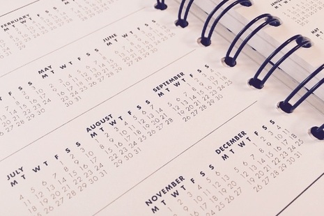 Calendar page