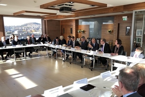 The first meeting of the Michelin Action Group in Dundee.