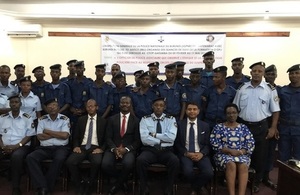 Burundi police force training
