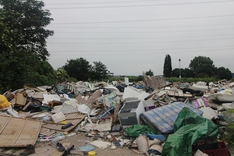 Pile of waste