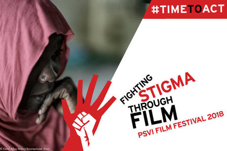 Poster about fighting stigma through film