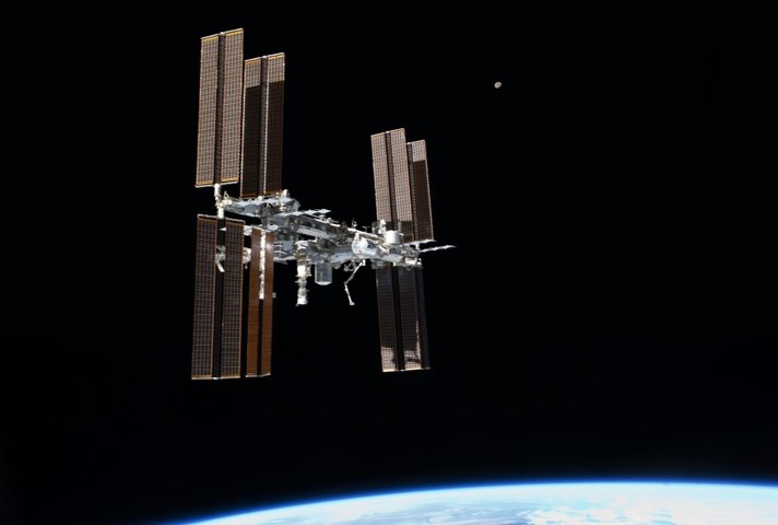 International Space Station in space
