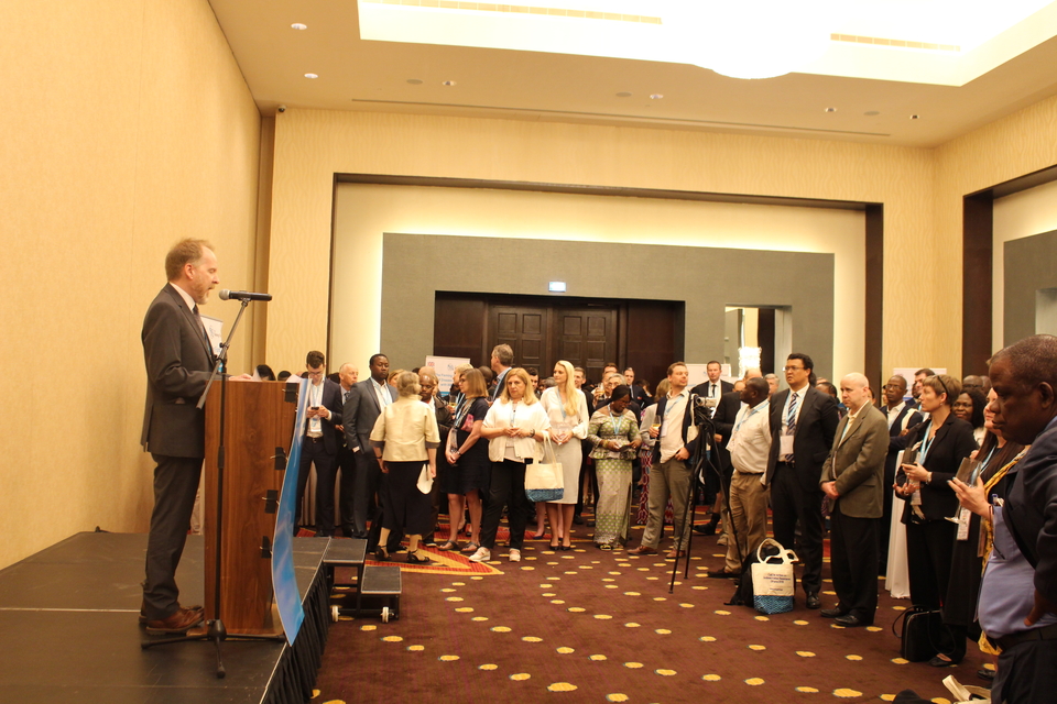 Philip Smith at AMR evening reception