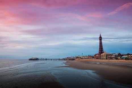 Picture of Blackpool beach and tower