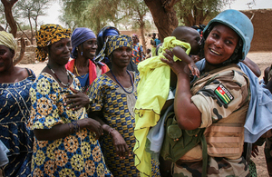 UN peacekeeper (UN Photo)