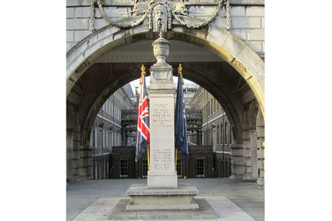 Civil Service Rifles memorial at Somerset House