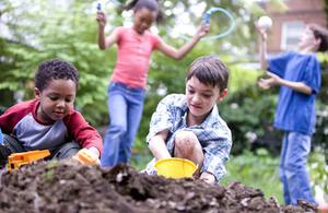 children playing together
