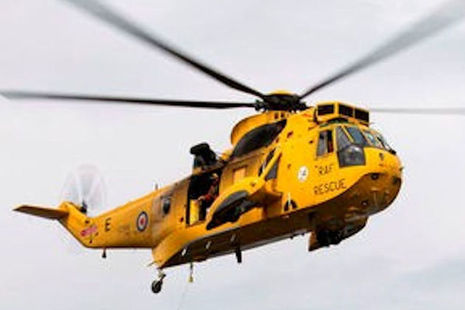 Sea king helicopter, Crown Copyright, All rights reserved