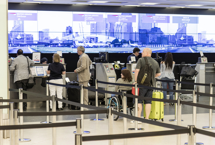 Passengers at airport