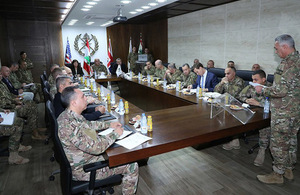 The High Level Steering Committee (HLSC) with the Lebanese army