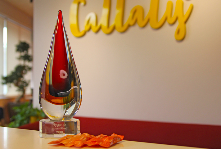 Callaly Hygienix award with Tampliners.