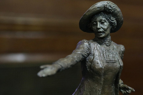 Maquette of Emmeline Pankhurst statue