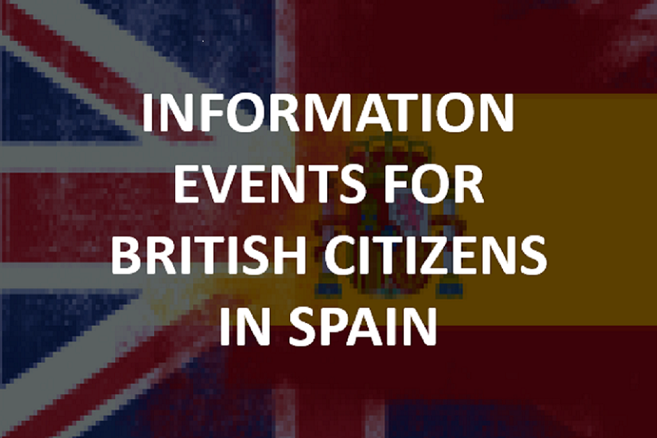Information and events for British citizens in Spain