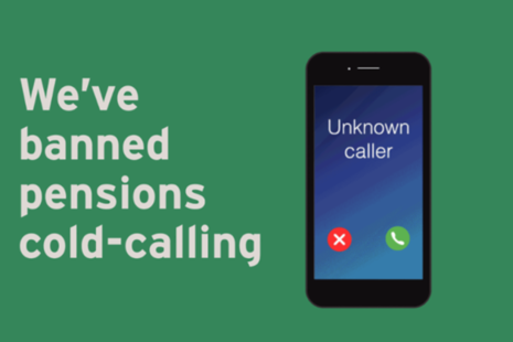 We've banned pensions cold-calling
